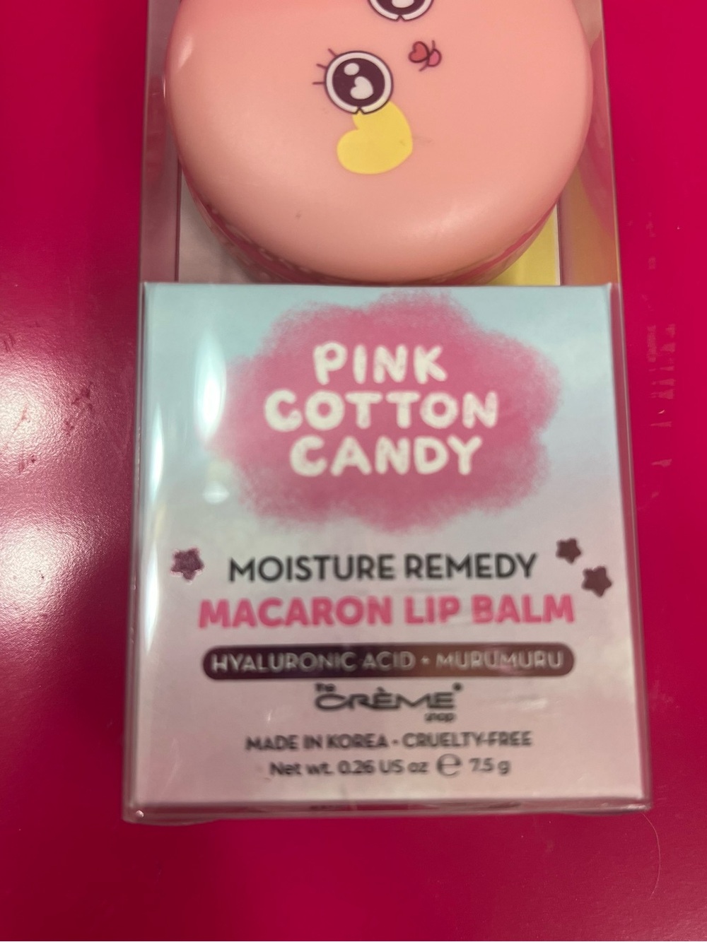 Cotton Candy Macaron Lip Balm - Moisture Remedy - Picture 3 of 3